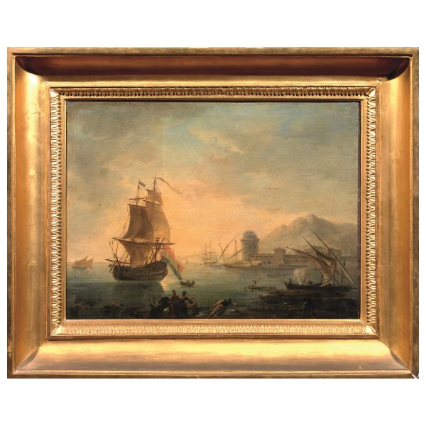 Seguace di Claude Joseph Vernet, secc. XVIII-XIX