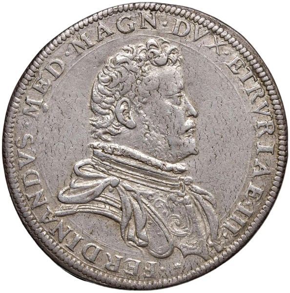 FIRENZE. FERDINANDO I DE&rsquo; MEDICI (1587-1609) PIASTRA 1589