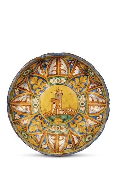 A BOWL, MONTELUPO, 1590-1600