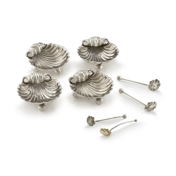 OTTO SALIERE, BIRMINGHAM, 1893 E 1899, ARGENTIERI WILLIAM HENRY LEATHER E MITCHELL BOSLEY & CO