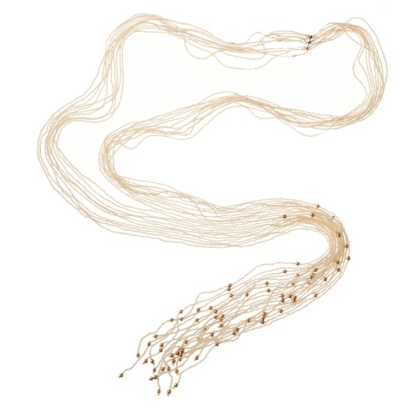 PEARL SCARF NECKLACE