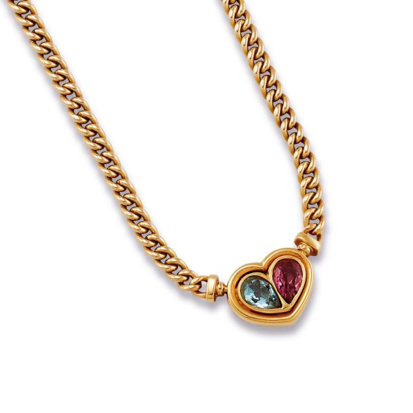 Bulgari - 



BULGARI NECKLACE WITH SEMI-PRECIOUS STONES