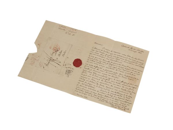 (Bibliofilia)   GRENVILLE, Thomas (1755-1846).     Bellissima lettera autografa a carattere bibliofilo scritta a un libraio italiano da uno dei pi&ugrave; grandi collezionisti di libri di tutti i tempi. 18 gennaio 1838.