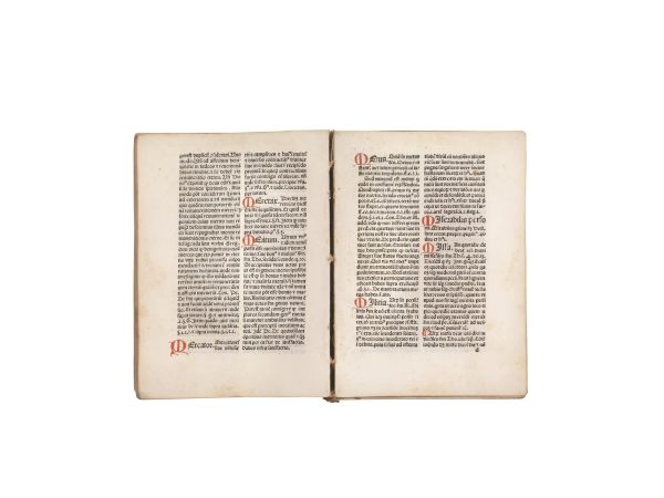 (Teologia - Filosofia - Morale)   NICCOL&Ograve; DA OSIMO.   Incipit liber qui dicitur supplementum [Supplementum Summae Pisanellae].   [ca. 1485].
