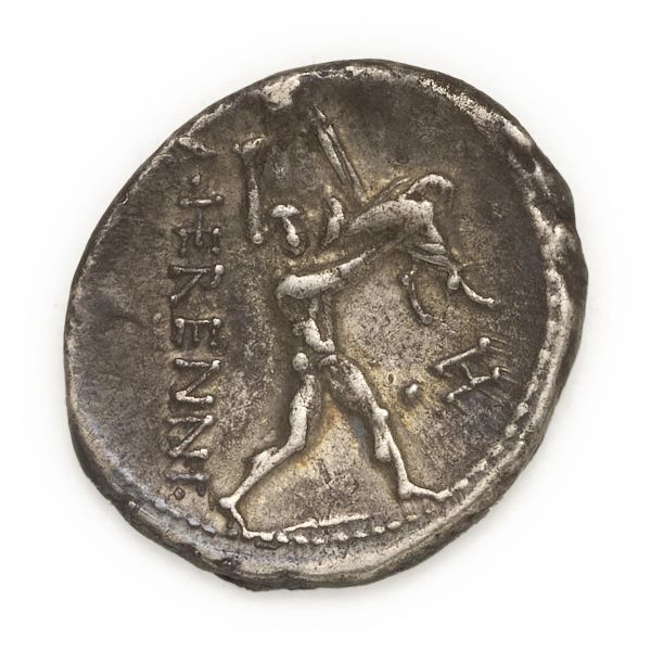 Herennia - Denario M. Herennius (108-107 a. C.) - Zecca: Roma