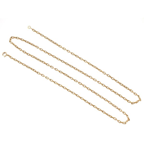 



LONG CHAIN NECKLACE IN 18KT YELLOW GOLD