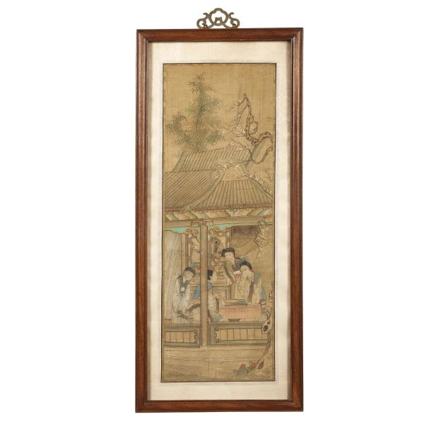A GROUP OF FOUR PAINTINGS, CHINA, QING DYNASTY, 19TH CENTURY