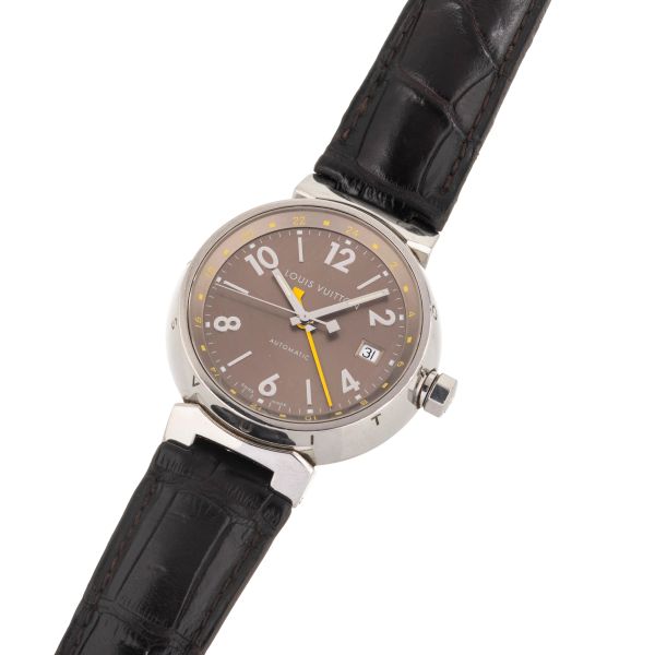 LOUIS VUITTON TAMBOUR GMT DATE REF. Q 1132