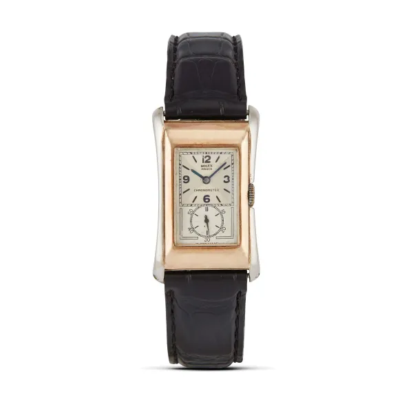 Rolex - 



ROLEX PRINCE BRANCARD REF. 971 TWO TONE GOLD WRISTWATCH N. 731XX