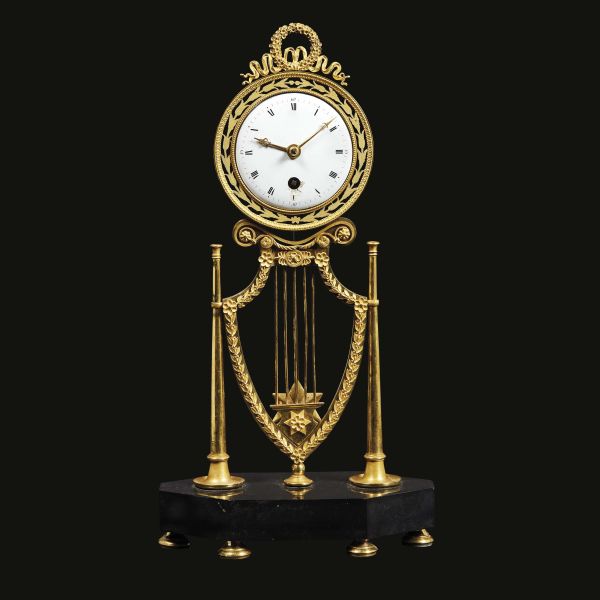 A PENDULUM CLOCK, FRANCE, FIRST HALF 19TH CENTURY