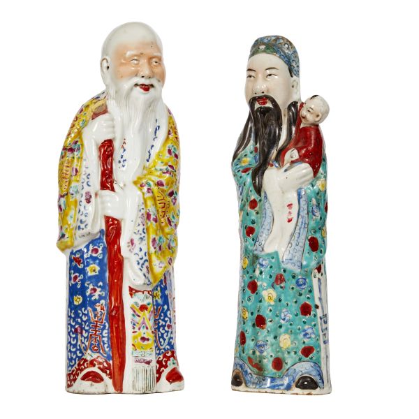 TWO FIGURES, CHINA, 20TH CENTURY