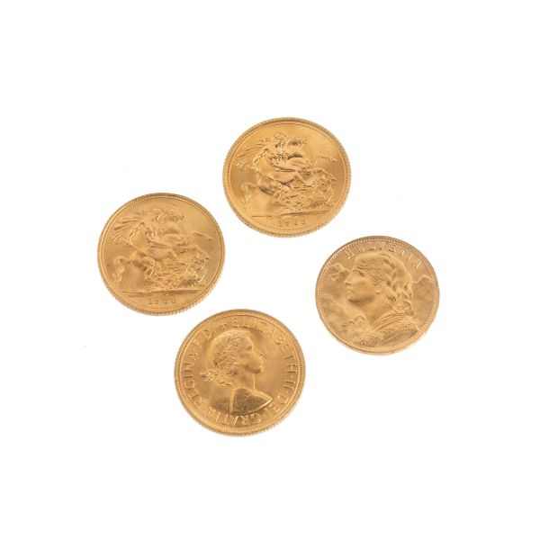 



GROUP OF COINS IN GOLD