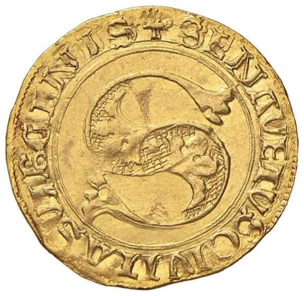 SIENA REPUBBLICA (1404 &ndash; 1555), DUCATO O SANESE D&rsquo;ORO LARGO (1450 &ndash; 1470)