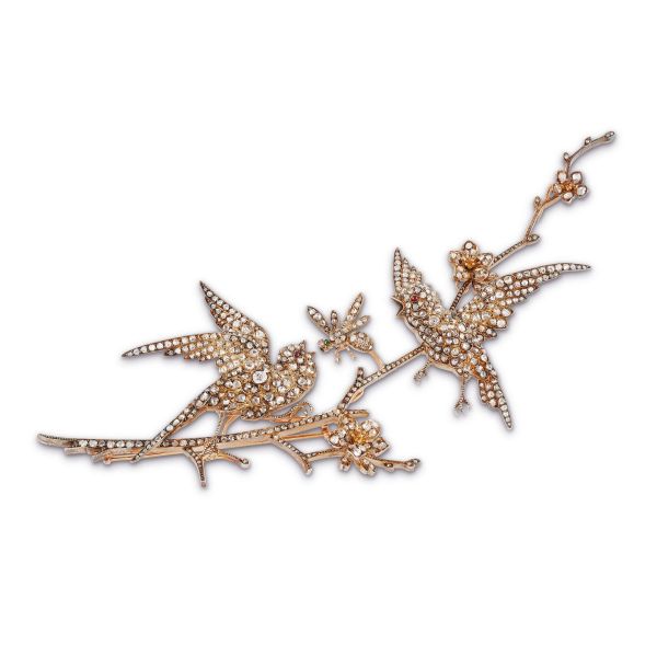 GRANDE SPILLA ANIMALIER DEVANT DE CORSAGE 