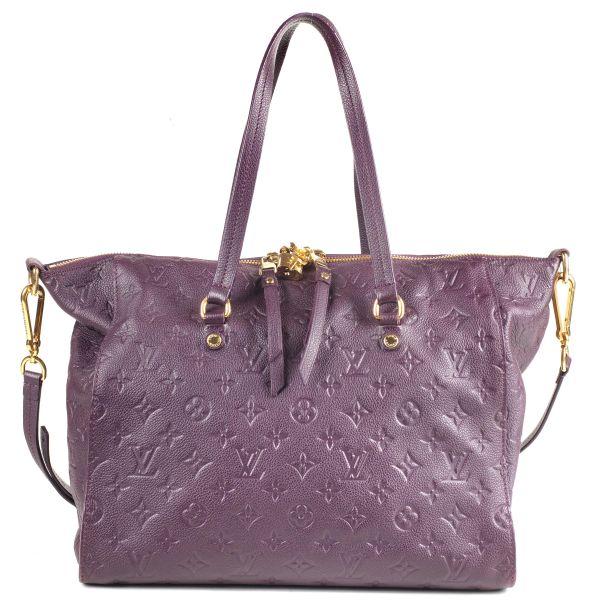 LOUIS VUITTON BAG LUMINEUSE IN LOGO EMBOSSED LEATHER
