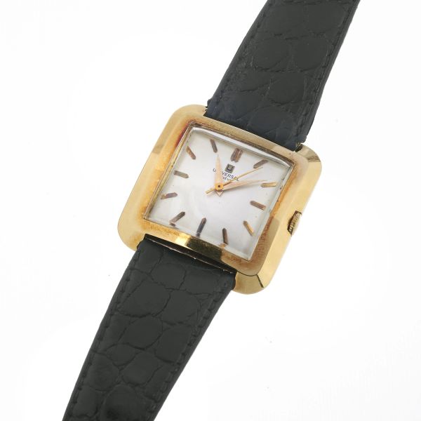 UNIVERSAL GENEVE "CIOCCOLATONE" YELLOW GOLD WRISTWATCH