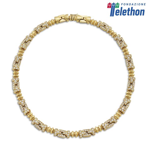 VENTRELLA COLLANA CON DIAMANTI