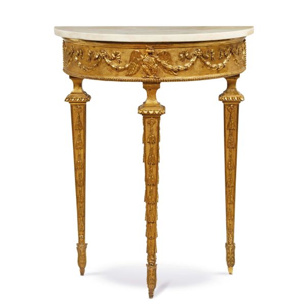 



CONSOLE DEMI-LUNE, TOSCANA, FINE SECOLO XVIII 