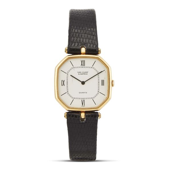 VAN CLEEF &amp; ARPELS N. 18302/18171 YELLOW GOLD WRISTWATCH