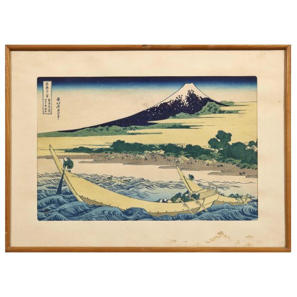 WOODCUT, JAPAN, MEIJI PERIOD, 19TH CENTURY