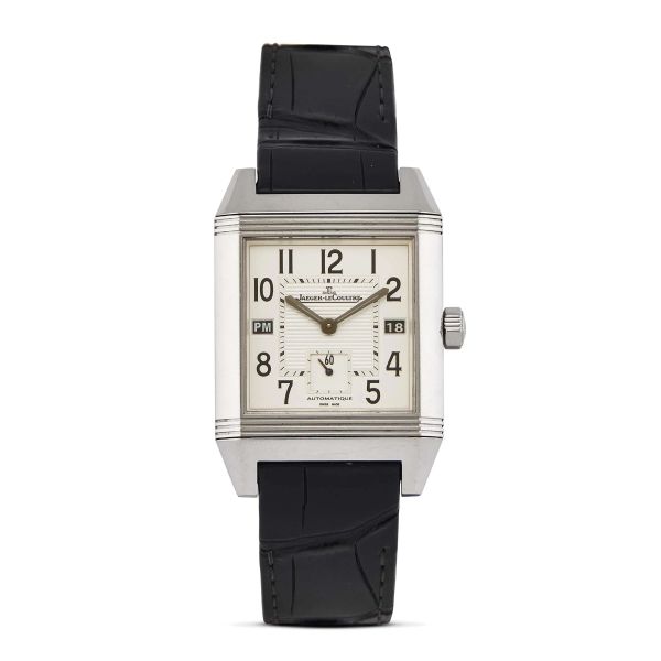 



JAEGER LE COULTRE REVERSO SQUADRA REF. 230.8.77 STAINLESS STEEL WRISTWATCH
