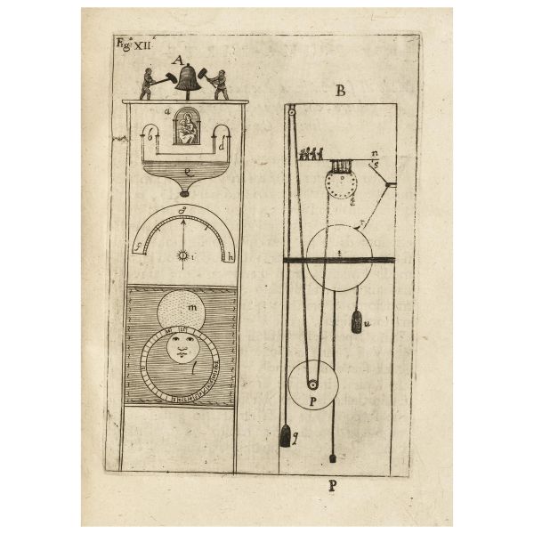 Martinelli, Domenico. Horologi elementari divisi in quattro parti. Venezia, Tramontino, 1669.