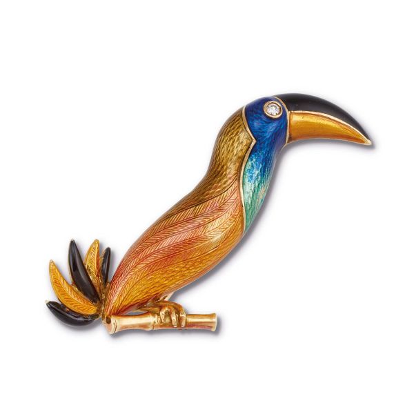 Bulgari - 



BULGARI SPILLA TUCANO