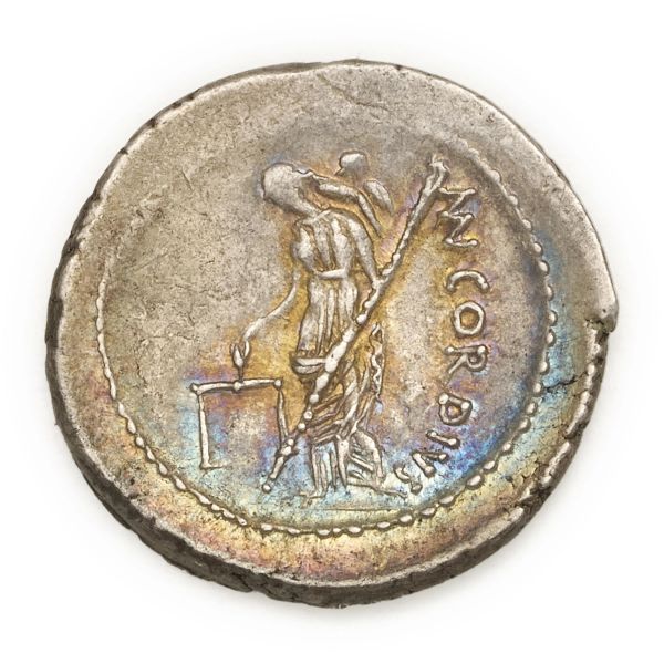 Cordia - Denario Mnaeus Cordius Rufus (46 a.C.) - Zecca: Roma