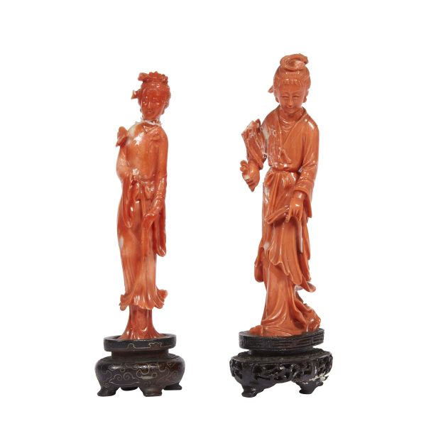 TWO CARVINGS, CHINA, QING DYNASTY, 19TH CENTURY