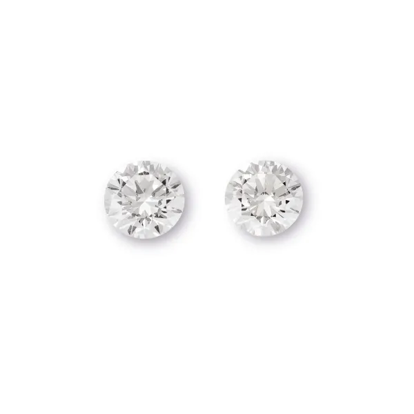 



PAIR OF BRILLIANT CUT DIAMONDS