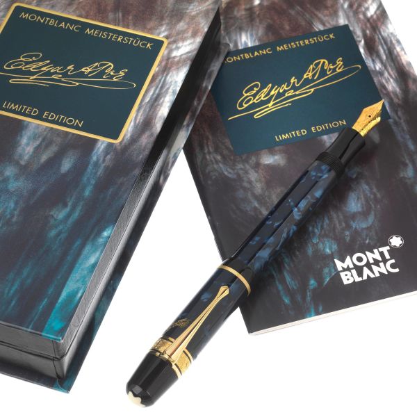 MONTBLANC &quot;EDGAR ALLAN POE&quot; WRITERS SERIES LIMITED EDITION N. 03691/17000 FOUNTAIN PEN, 1998
