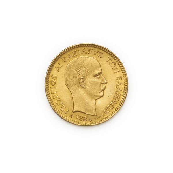 Giorgio I (1863-1913) – 20 Dracme 1884 – Zecca: Parigi