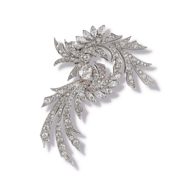 



DIAMOND BROOCH IN 18KT WHITE GOLD