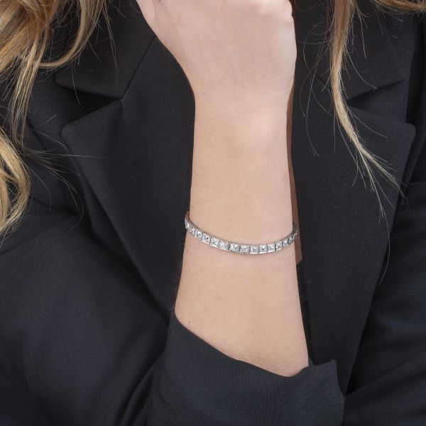 BRACCIALE TENNIS CON DIAMANTI