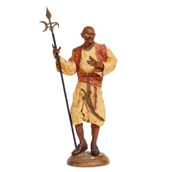 



A MOOR WITH HALBERD, NAPLES, 18TH CENTURY