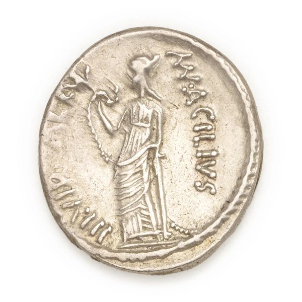 Acilia - Denario Man. Acilius Glabrio (49 a.C.) - Zecca: Roma