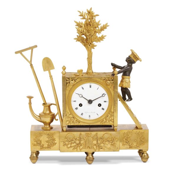 A FRENCH MANTEL CLOCK, PARIS, 1805-1815