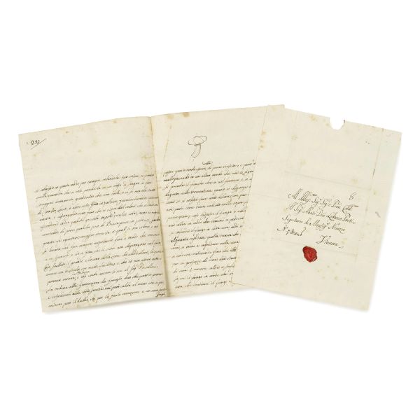 Lelli, Ercole. Lettera autografa firmata