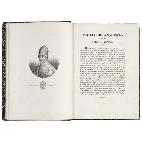 Emmanuele Antonio Cicogna - (Venezia - Numismatica)   CICOGNA, et al.   Storia dei Dogi di Venezia.   Venezia, Giuseppe Grimaldo, 1864 e 1863.