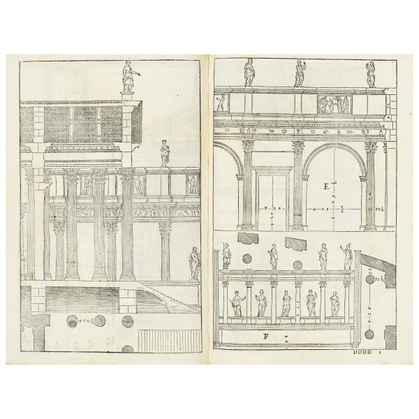 Palladio, Andrea. I quattro libri dell'architettura. Venezia, de' Franceschi, 1570.