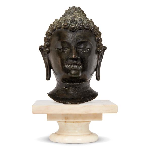 



BRONZE HEAD OF BUDDHA, THAILAND, 19TH CENTURY