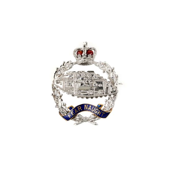 ROYAL TANK REGIMENTAL BROOCH IN GOLD