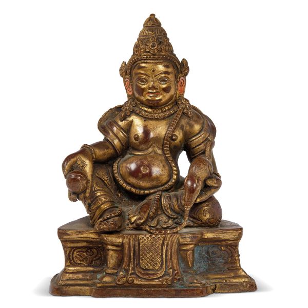 



SCULTURA RAFFIGURANTE JAMBHALA, CINA, DINASTIA QING, SEC. XVIII/XIX