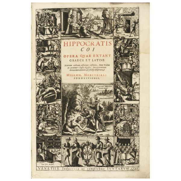 Ippocrate. Opera quae extant Graece et latine. Venezia, Giunta, 1588.
