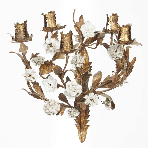 A PAIR OF FRENCH WALL APPLIQUES, 19TH CENTURY