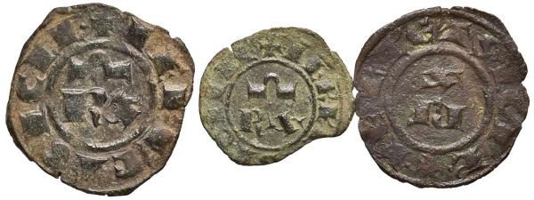 MESSINA CORRADO I (1250-1254) DIECI MONETE DI RAME