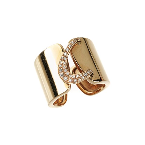 



DADA ARRIGONI DIAMOND WIDE BAND RING IN 18KT ROSE GOLD