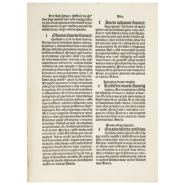 Edizione originale della prima biografia del santo