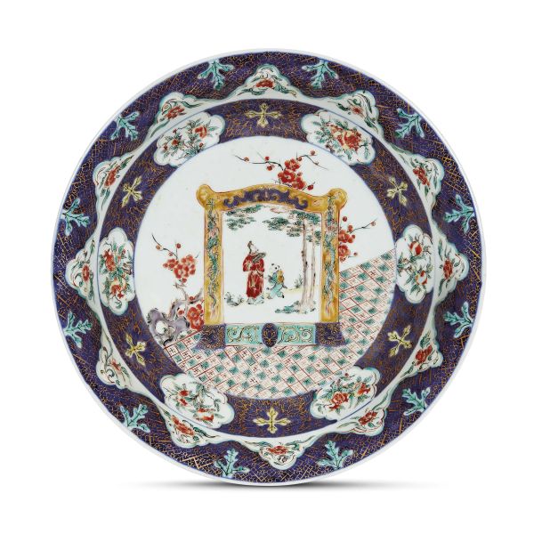 A PLATE, CHINA, QING DYNASTY, KANGXI PERIOD