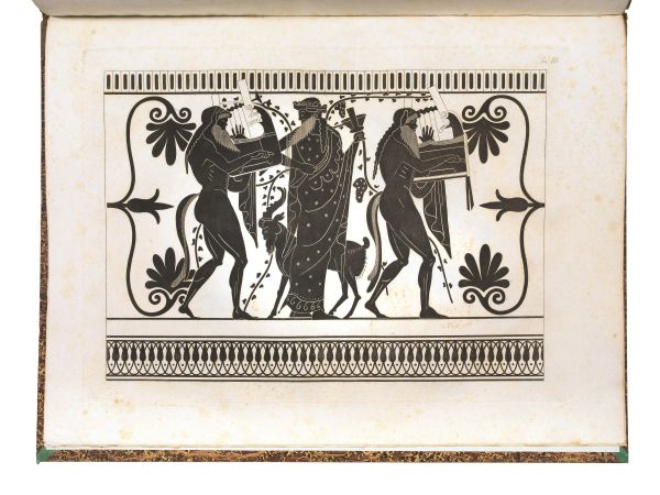 (Archeologia - Illustrati 800) PANOFKE, Theodor. Vasi di premio illustrati da Teodoro Panofka. Firenze, presso Guglielmo Piatti, 1826.